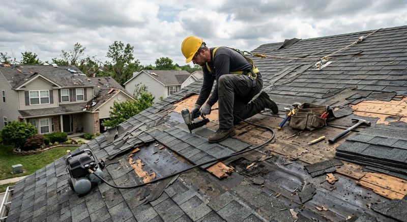 Roof Damage Repair in Glen Allen, VA