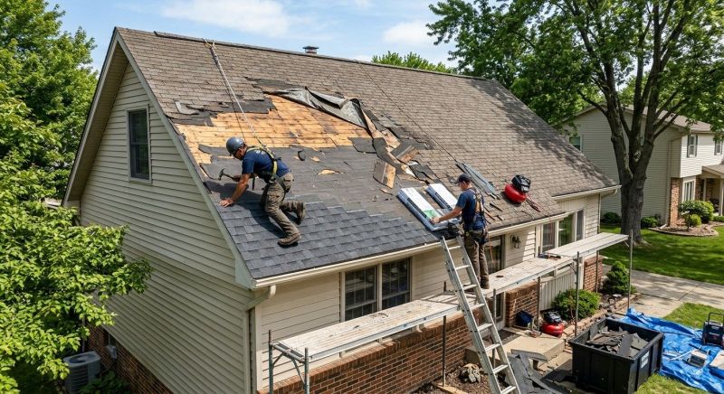 Roof Damage Repair in Glen Allen, VA