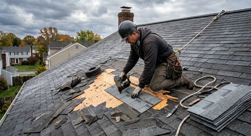 Roof Damage Restoration in Glen Allen, VA