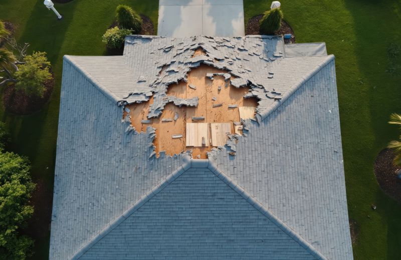 Roof Damage Restoration in Montpelier, VA