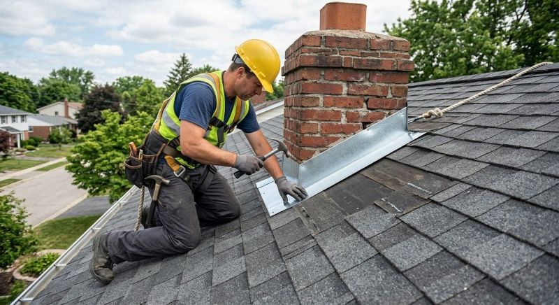 Roof Flashing Installation in Henrico County, VA