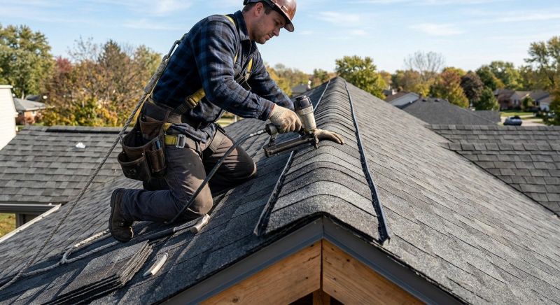 Roof Ridge Repair in Goochland County, VA