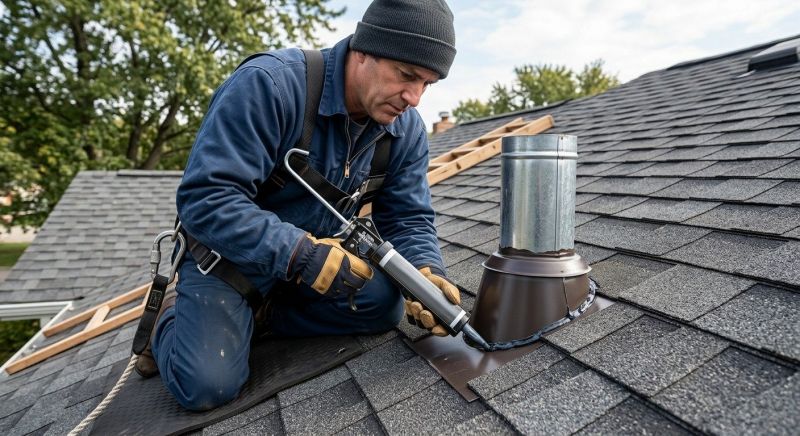 Roof Vent Flashing Repair in Goochland County, VA