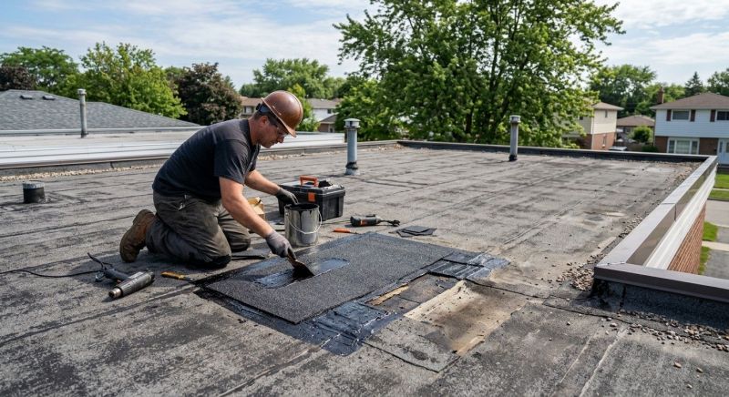 Rubber Roof Repair in Kents Store, VA