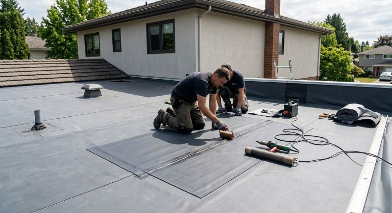 Rubber Roof Repair in Mineral, VA