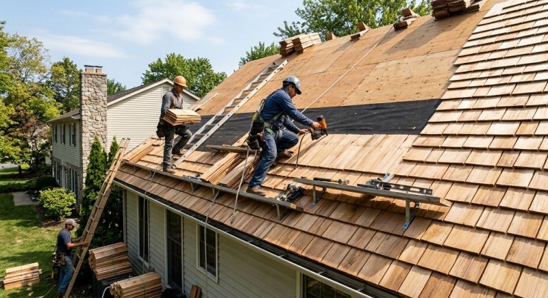 Shake Roof Replacement in Glen Allen, VA