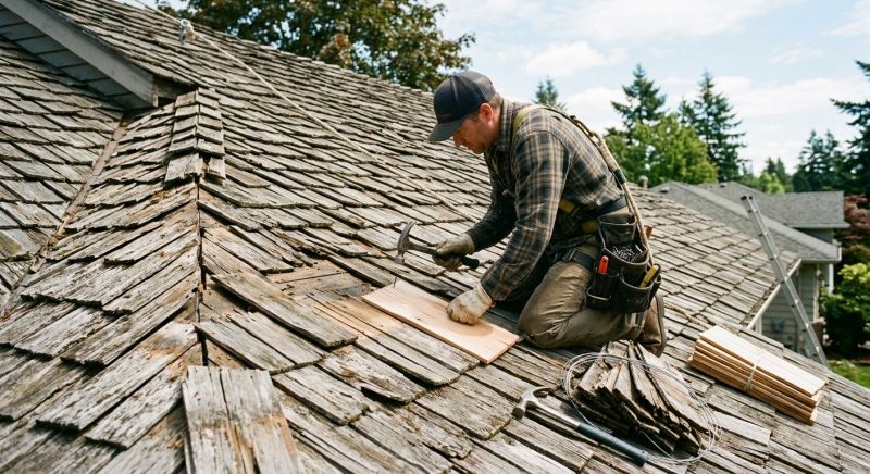 Shake Shingle Repair in Moseley, VA