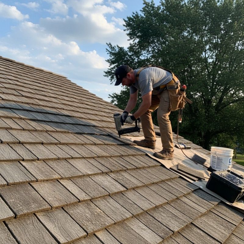 Shake Shingle Repair in Moseley, VA