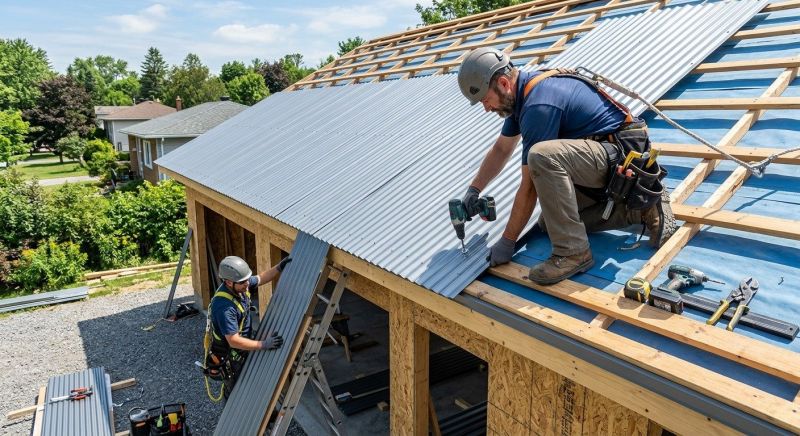 Sheet Roofing Installation in Mineral, VA