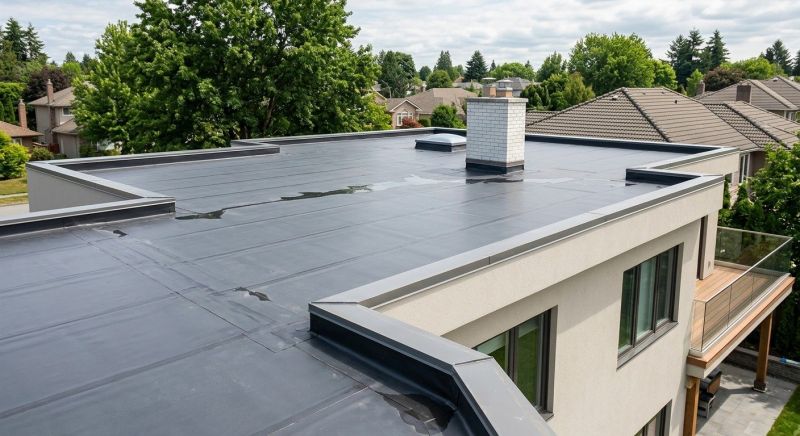 Single Ply Roof Installation in Kents Store, VA