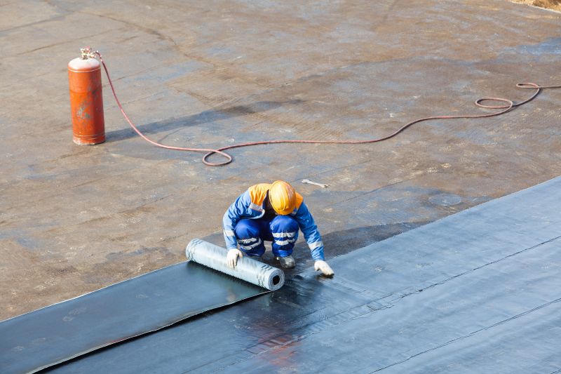 Single Ply Roof Installation in Moseley, VA