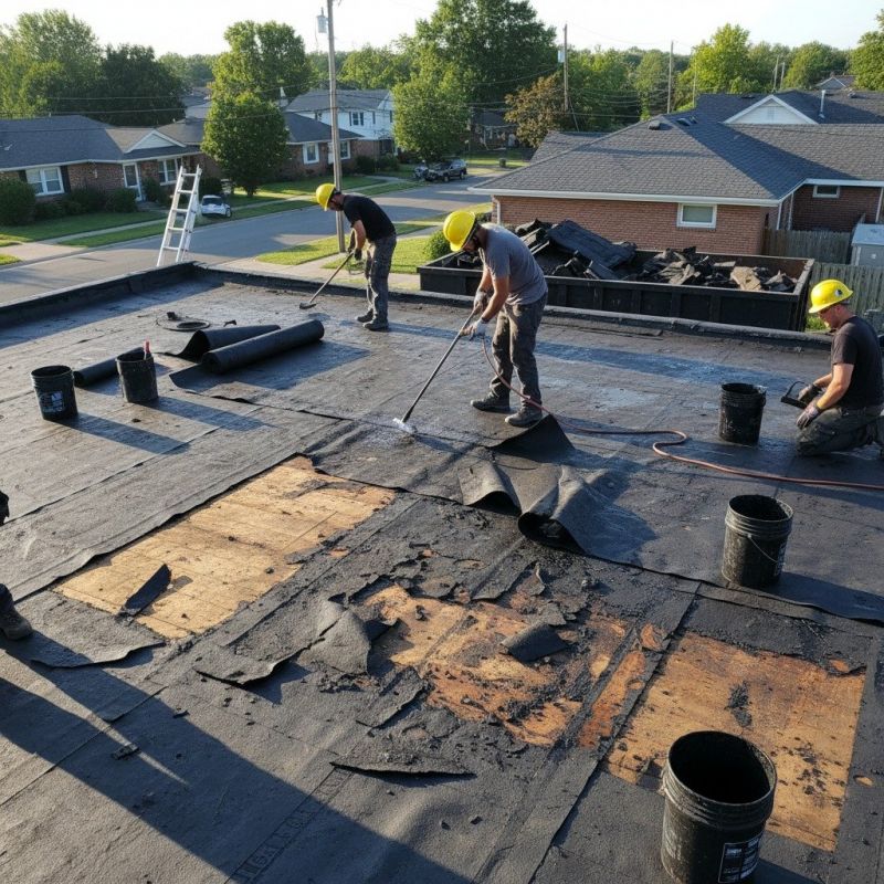 Single Ply Roof Repair in Moseley, VA