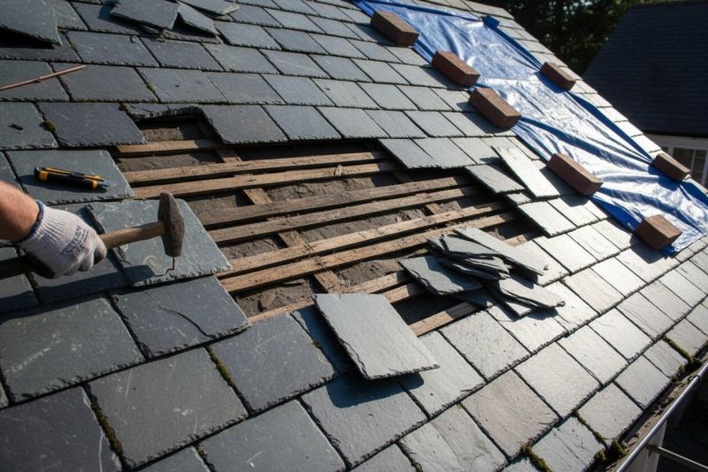 Slate Roof Repair in Amelia Court House, VA