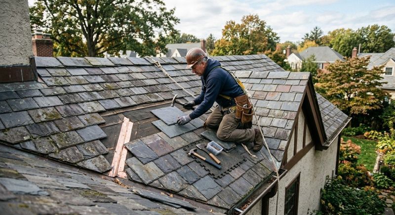 Slate Roof Repair in Midlothian, VA