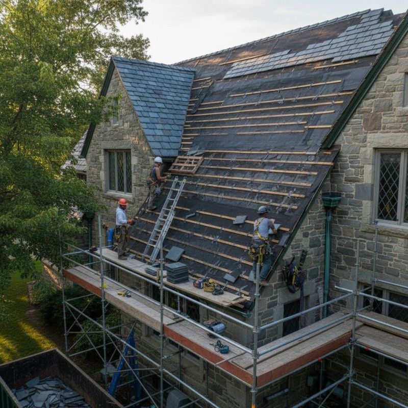 Slate Roof Replacement in Powhatan, VA
