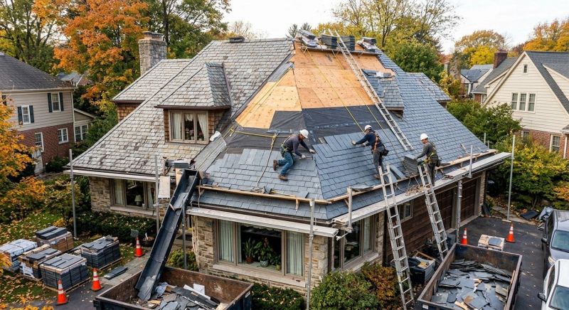 Slate Shingle Replacement in Goochland County, VA