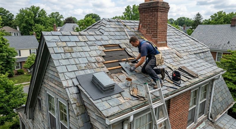 Slate Shingles Repair in Cumberland, VA