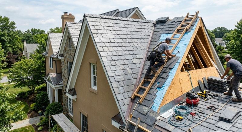 Slate Shingles Repair in Moseley, VA