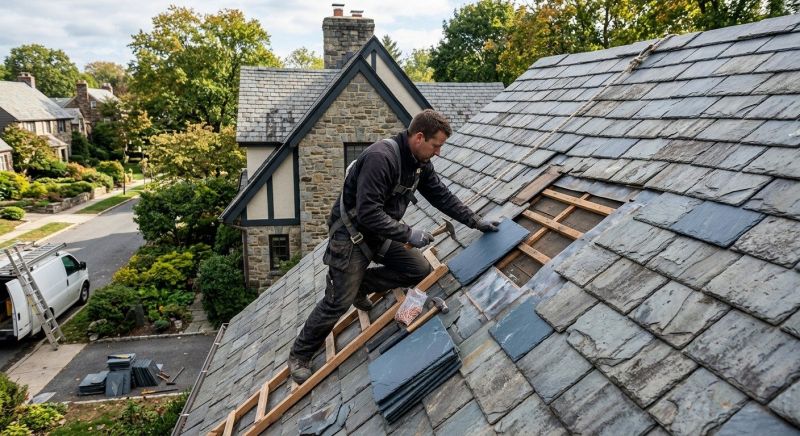 Slate Shingles Repair in Rockville, VA