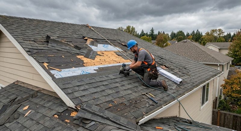 Storm Damage Roof Repair in Richmond, VA