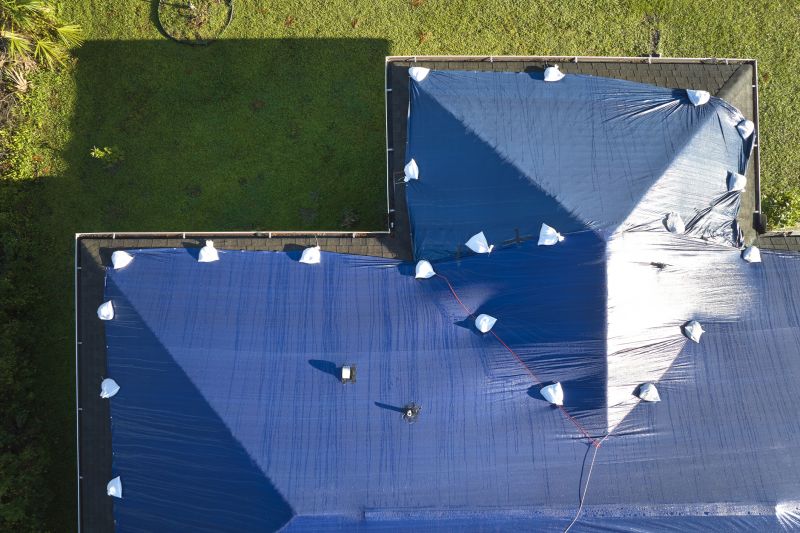 Storm Damage Roof Tarping in Goochland County, VA