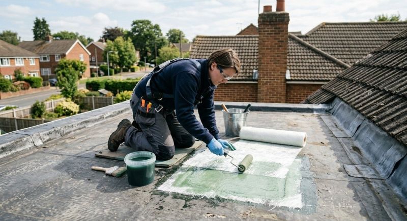 Synthetic Roof Repair in Goochland County, VA