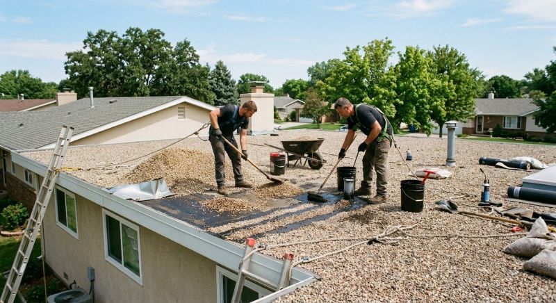 Tar And Gravel Roof Repair in Cartersville, VA