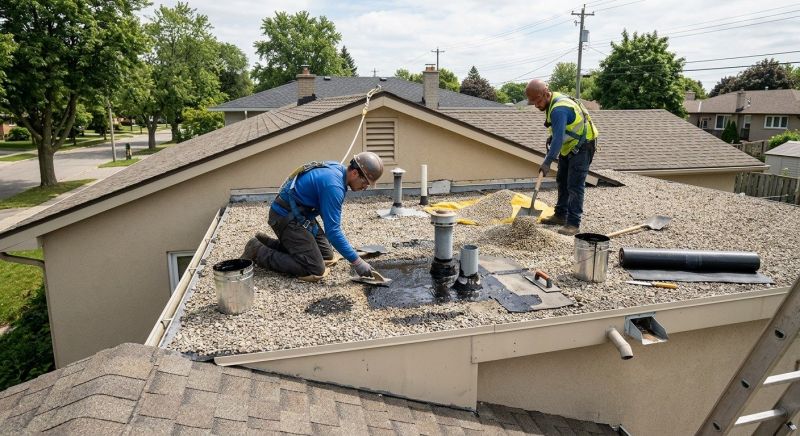 Tar And Gravel Roof Repair in Chesterfield County, VA