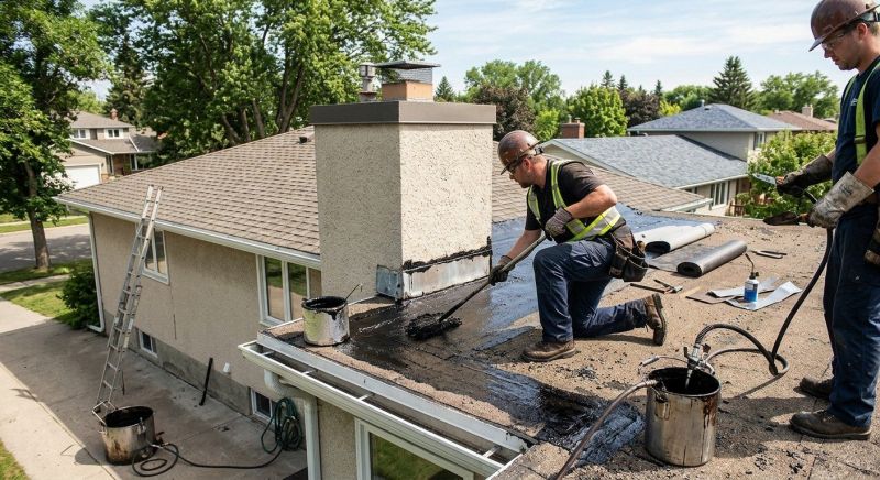 Tar And Gravel Roof Repair in Midlothian, VA