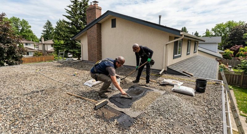 Tar And Gravel Roof Repair in Montpelier, VA