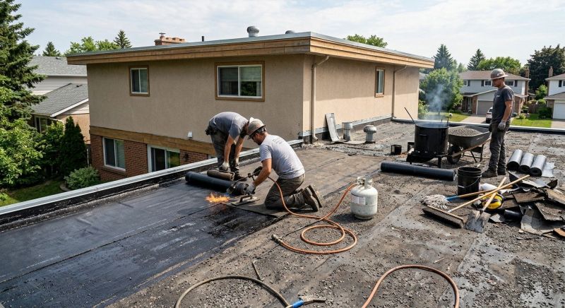 Tar Roof Repair in Kents Store, VA