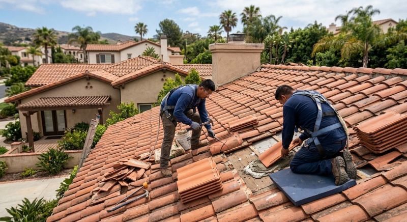 Tile Roof Repair in Amelia County, VA