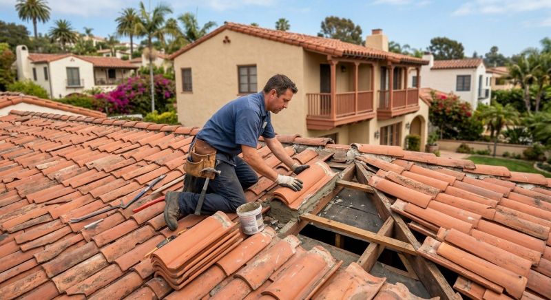 Tile Roof Repair in Fork Union, VA