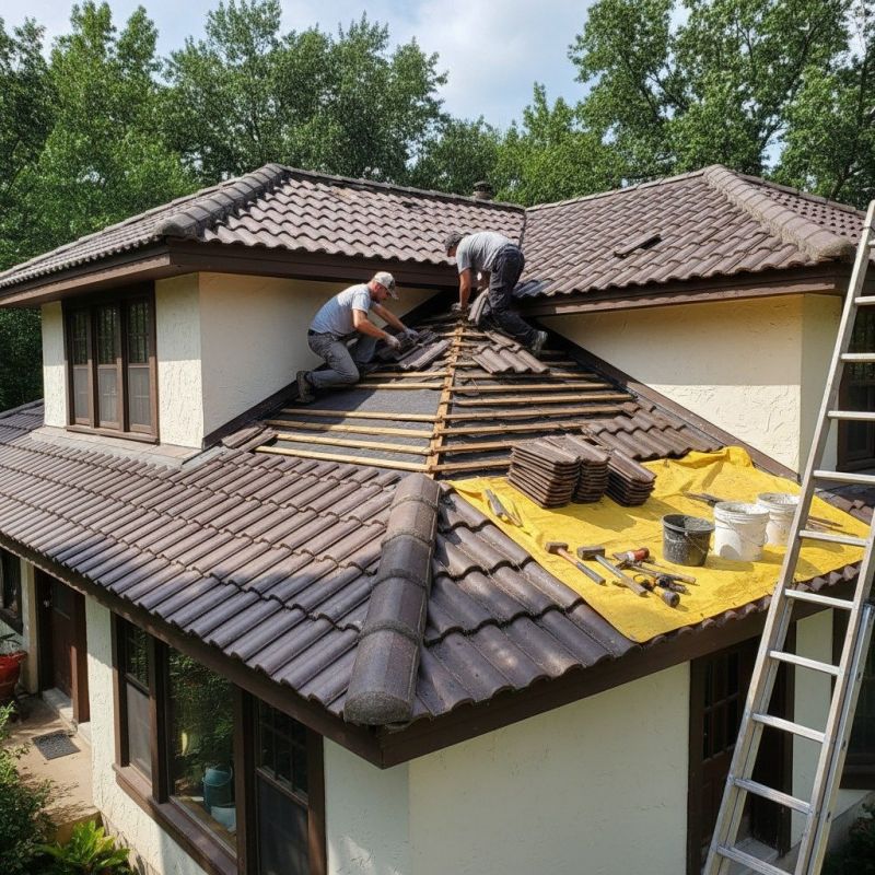 Tile Roof Repair in Moseley, VA