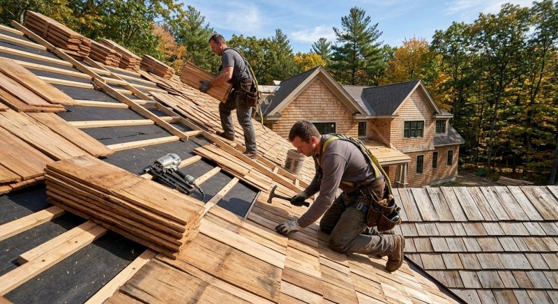 Wood Roofing Installation in Amelia Court House, VA