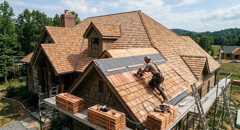 Wood Roofing Installation in Midlothian, VA