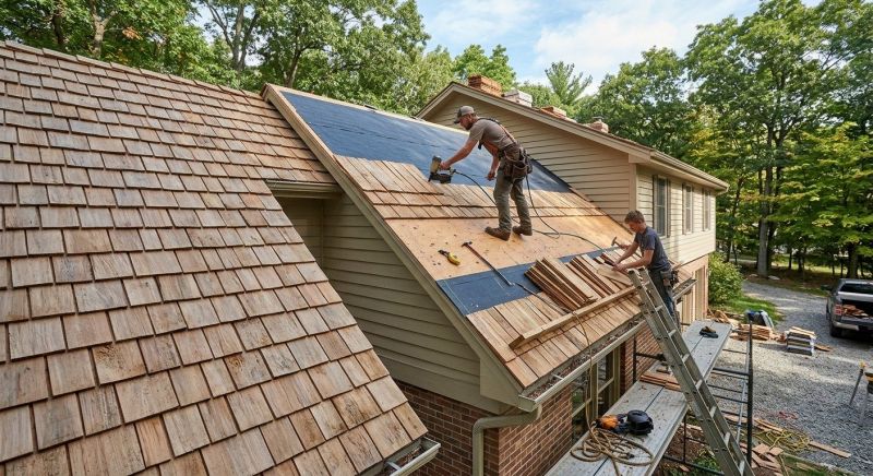 Wood Roofing Installation in Mineral, VA
