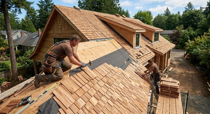 Wood Roofing Installation in Moseley, VA