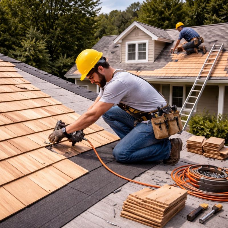 Wood Roofing Installation in Richmond, VA