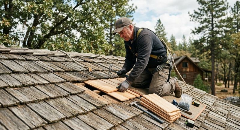 Wood Shake Roof Repair in Glen Allen, VA