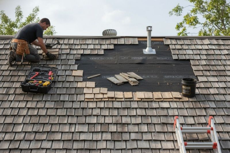 Wood Shake Roof Repair in Glen Allen, VA