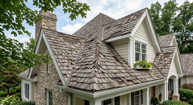 Wood Shake Roof Repair in Henrico County, VA