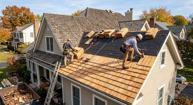 Wood Shake Roof Replacement in Fork Union, VA