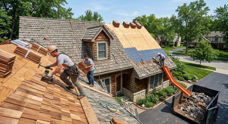 Wood Shake Roof Replacement in Goochland County, VA