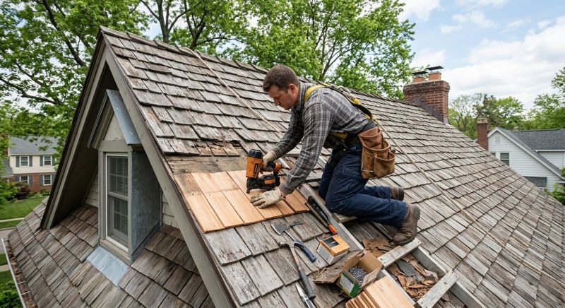 Wood Shingles Repair in Midlothian, VA